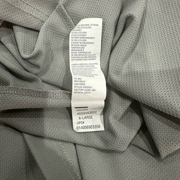 IZOD Golf Performance Quarter‑Zip — Gray (XL) - Picture 6 of 7